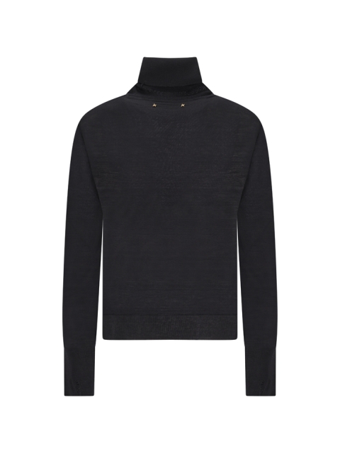 GOLDEN W'S REGULAR KNIT TURTLE NECK LIGHT WOOL MERINO