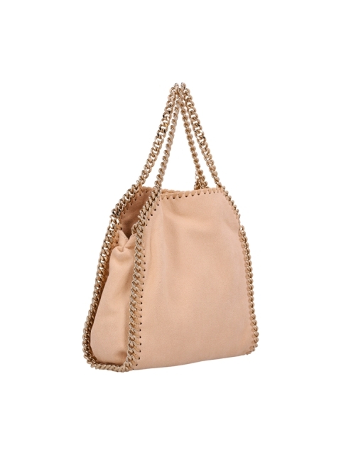 MINI TOTE ECO SHAGGY DEER W/LIGHT GOLD COLOR CHAIN
