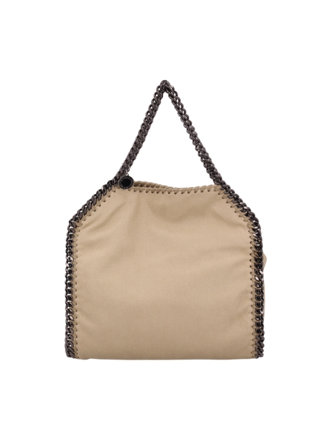 MINI TOTE ECO SHAGGY DEER W/DARK RUTHENIUM COLOR CHAIN