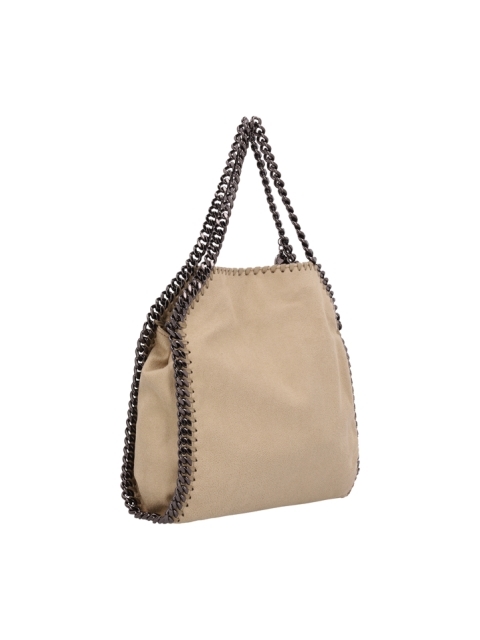 MINI TOTE ECO SHAGGY DEER W/DARK RUTHENIUM COLOR CHAIN