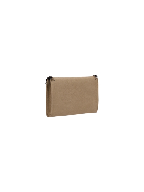 MINI CROSSBODY ECO SHAGGY DEER W/DARK RUTHENIUM COLOR CHAIN