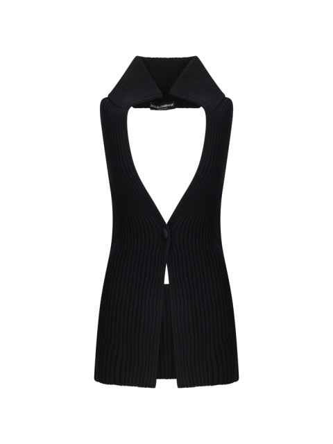 VEST WITH COLLAR