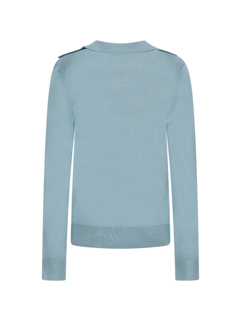 MAGLIONE POLO IN MISTO ACETATO