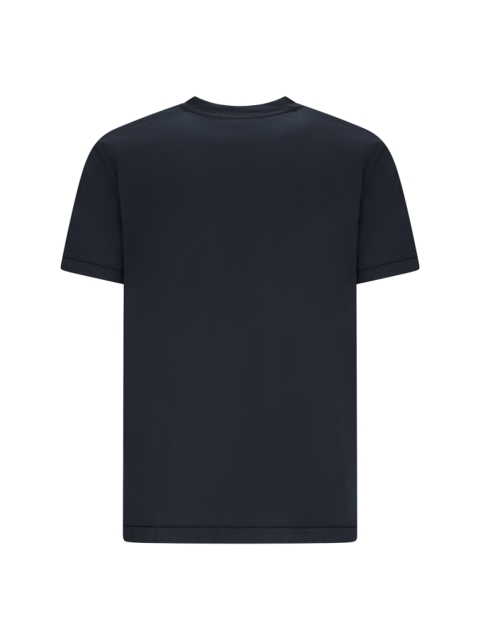 T-SHIRT WITH COMPASS LOGO PATCH
