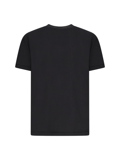 T-SHIRT WITH COMPASS LOGO PATCH