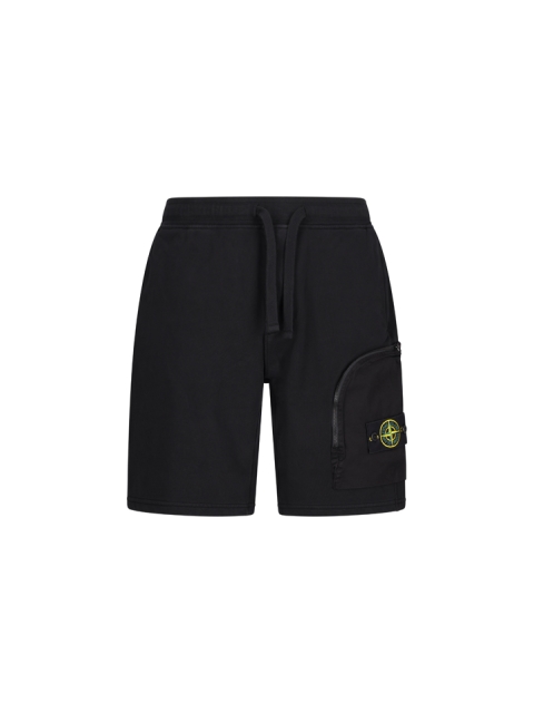 CARGO BERMUDA WITH POCKETS AND RIBS