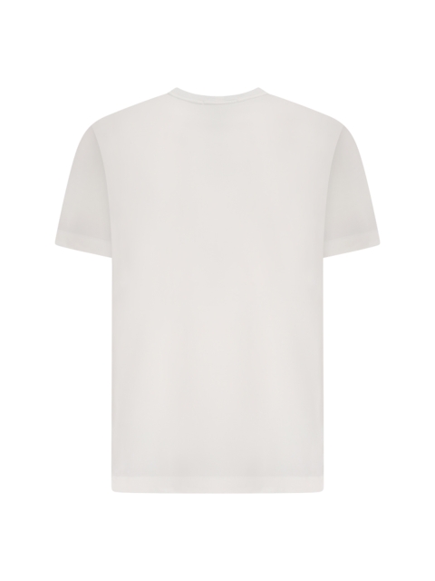 T-SHIRT WITH COMPASS LOGO PATCH