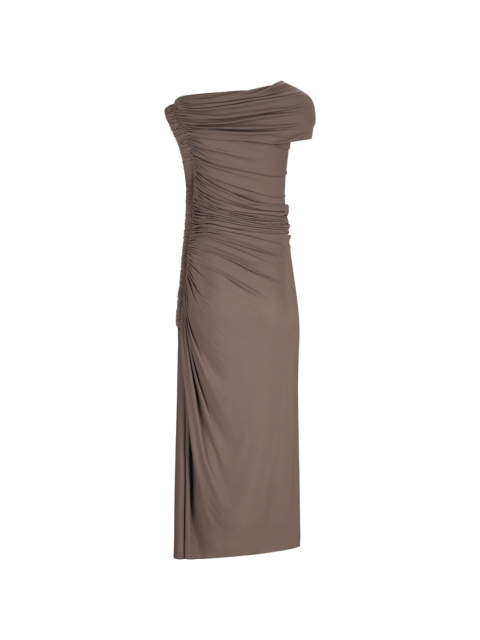 DRAPED DRESS IN SOFT JERSEY