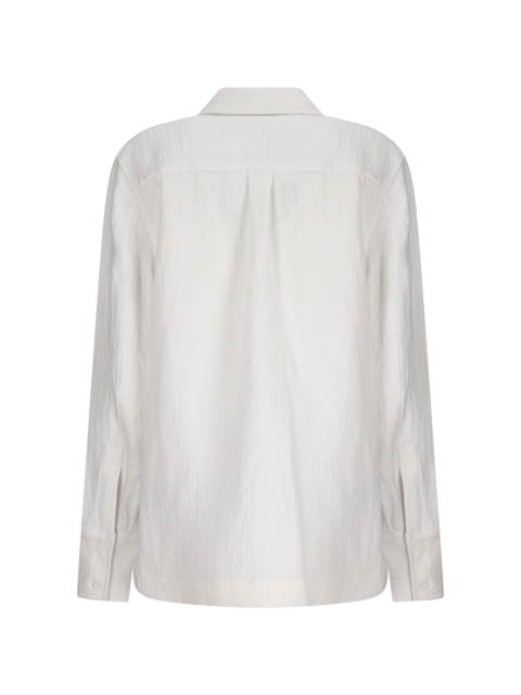 LINEN SHIRT WITH WRINKLED EFFECT