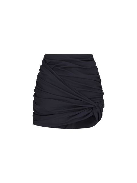 DRAPED MINI SKIRT