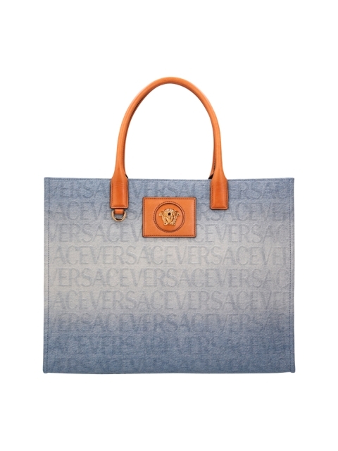 BIG SHOPPING BAG WITH LOGO ALLOVER