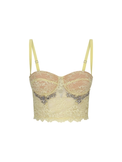 LACE BUSTIER TOP