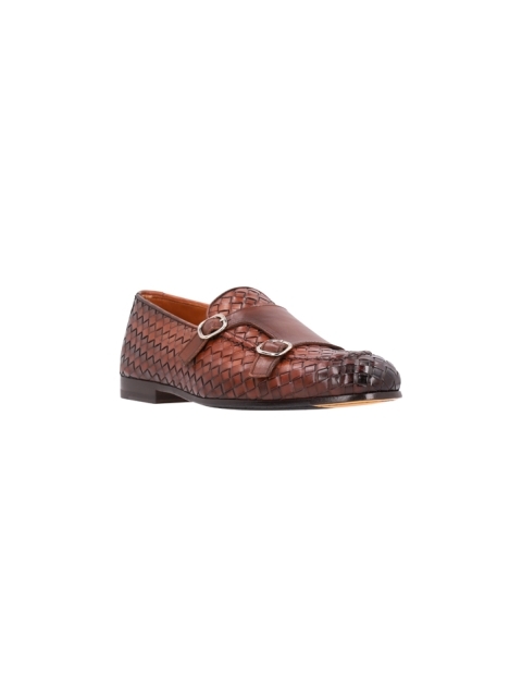 WOVEN LEATHER LOAFER