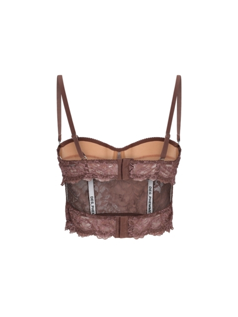 LACE BUSTIER TOP