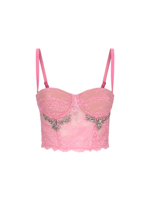 LACE BUSTIER TOP