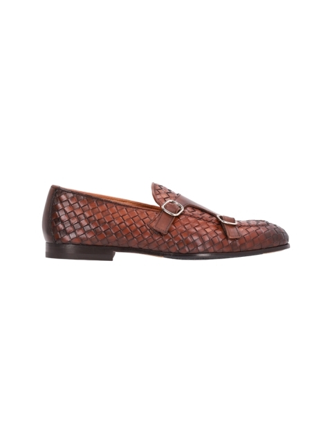 WOVEN LEATHER LOAFER