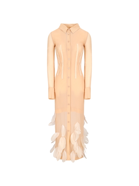 LAYERED CARDIGAN DRESS