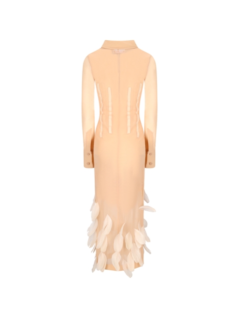 LAYERED CARDIGAN DRESS