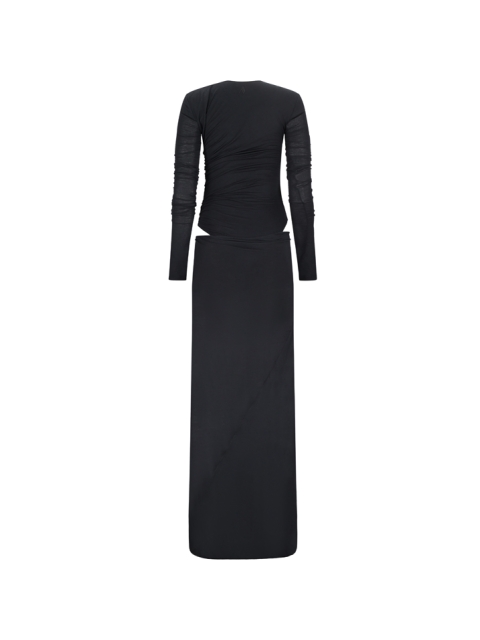ABITO LUNGO CON DETTAGLIO CUT-OUT