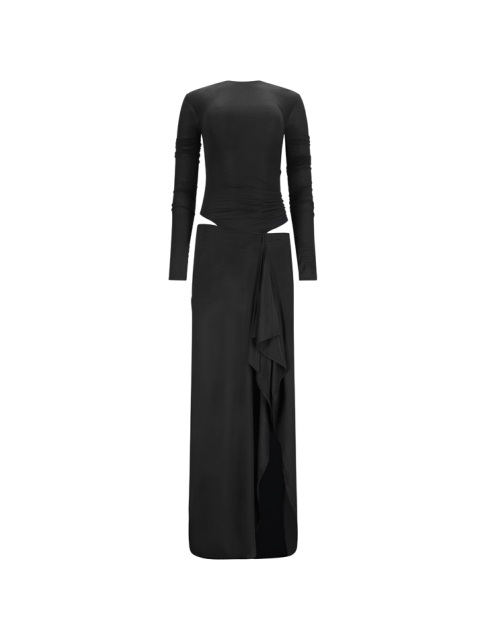 ABITO LUNGO CON DETTAGLIO CUT-OUT