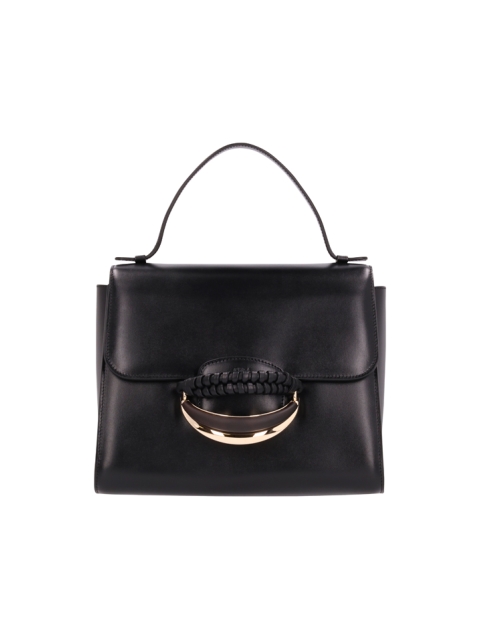 KATTIE - SHINY CALFSKIN WITH BRAIDED DETAILS