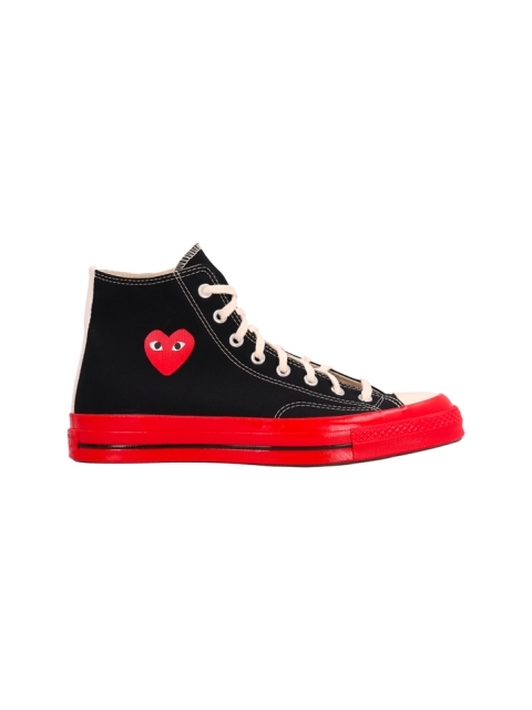 HI TOP RED SOLE SHOES