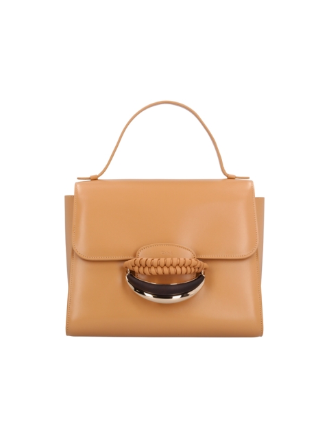 KATTIE - SHINY CALFSKIN WITH BRAIDED DETAILS