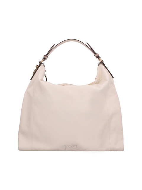 ANA HOBO SOFT SHINY CALF LEATHER W/ELAPHE HANDLE B