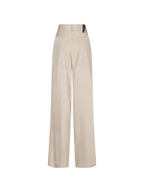 IRIS - STRIPE MODAL PAPER BAG PANTS