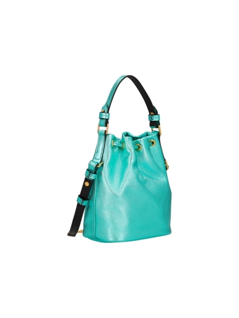 LAMINATED CALF SMALL BUCKET ON CHAIN