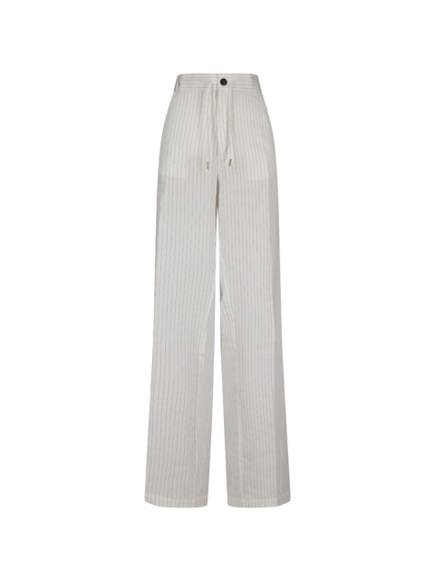 IRIS - STRIPE MODAL PAPER BAG PANTS