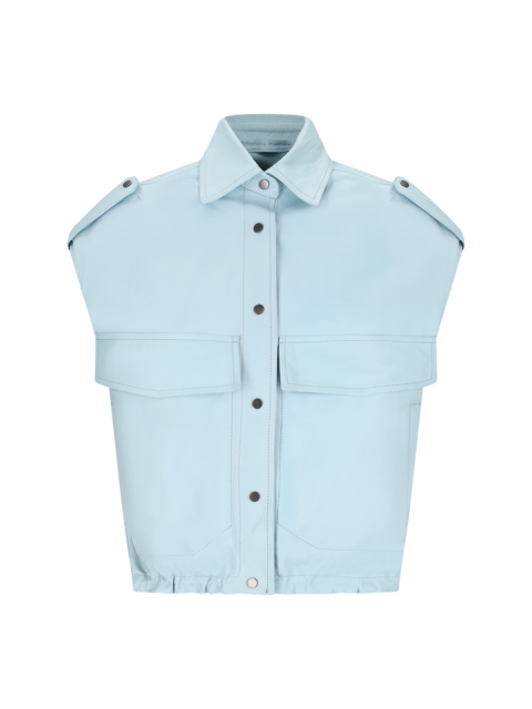 GILET ART. GLOV 100% PELLE OVINA  