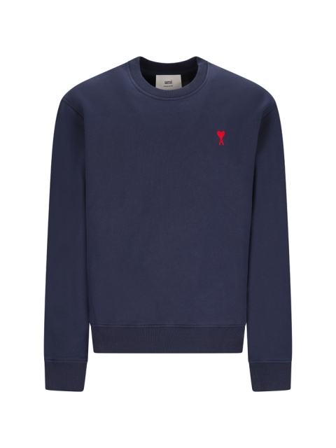 RED AMI DE COEUR SWEATSHIRT LOOPBACK ORGANIC COTTON FLEECE