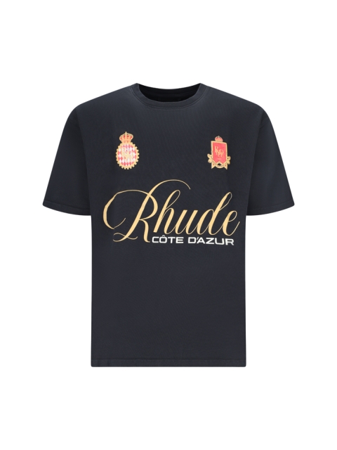 RHUDE SCRIPT CREST TEE