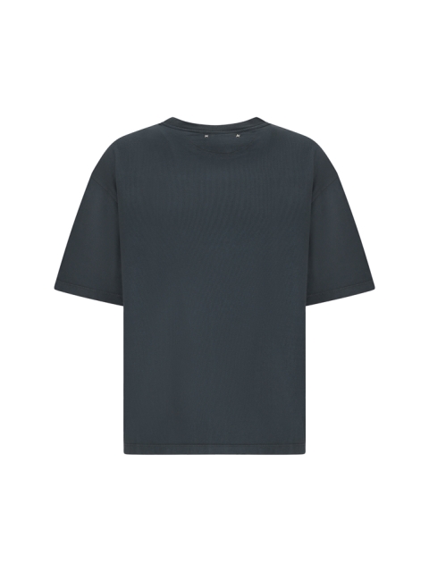 WOMAN GOLDEN GOOSE BLACK COTTON T-SHIRT