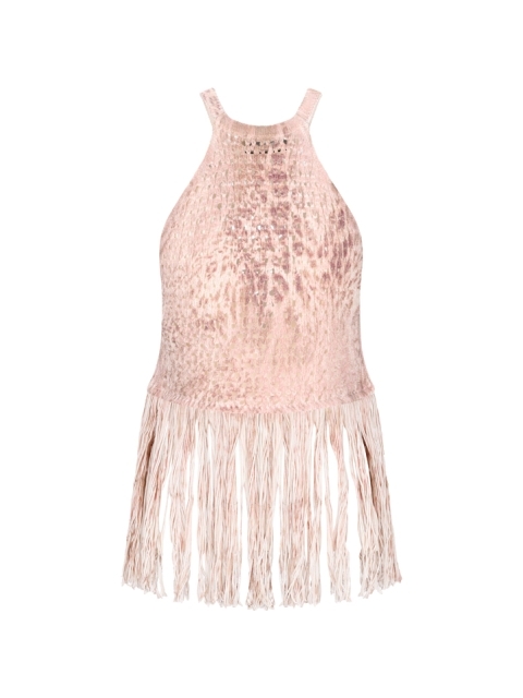 4M153A NET KNIT TANK TOP