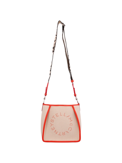 MINI CROSSBODY LINEN STRIPED LOGO
