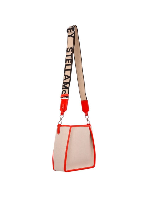 MINI CROSSBODY LINEN STRIPED LOGO