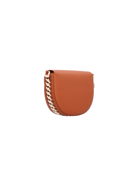 MEDIUM FLAP SHOULDER BAG EMBOSSED GRAINY MAT & CON