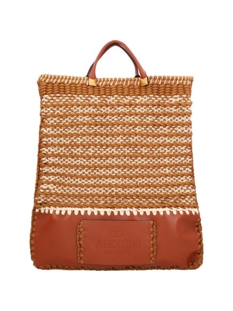 STRIPED SHOPPING BAG