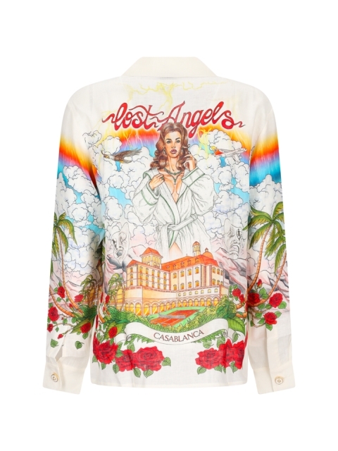 LONG SLEEVE CUBAN COLLAR SHIRT