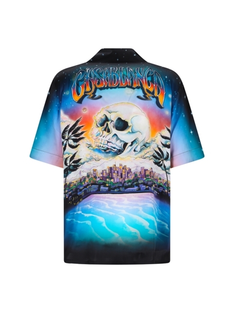 SHORT SLEEVE CUBAN COLLAR SHIRT
