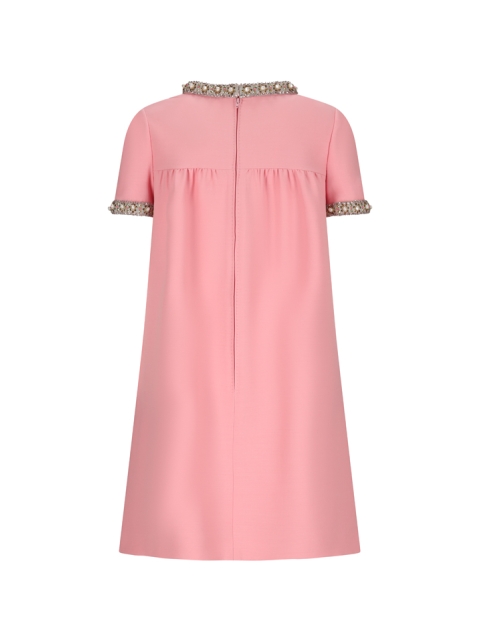DRESS - EMBROIDERED | EMBROIDERIES | CREPE COUTURE