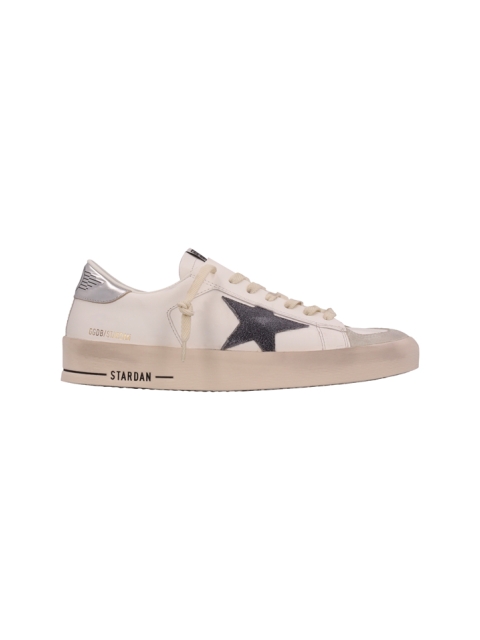 STARDAN LEATHER UPPER AND STAR SUEDE TOE LAMINATED LEATHER HEEL
