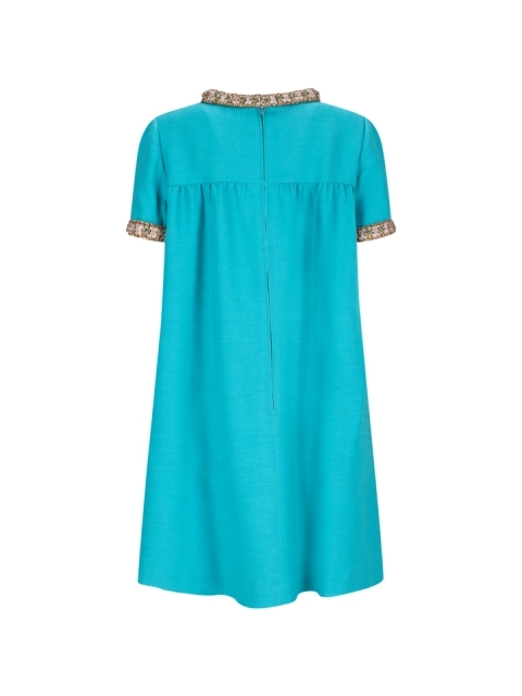 DRESS - EMBROIDERED | EMBROIDERIES | CREPE COUTURE