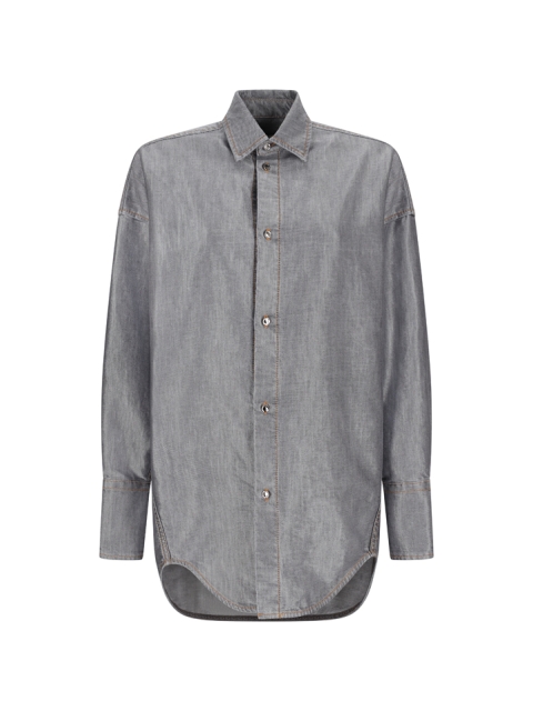 CARLA - LUREX DENIM OVERSIZE SHIRT