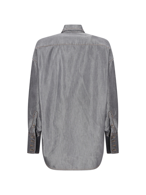 CARLA - LUREX DENIM OVERSIZE SHIRT