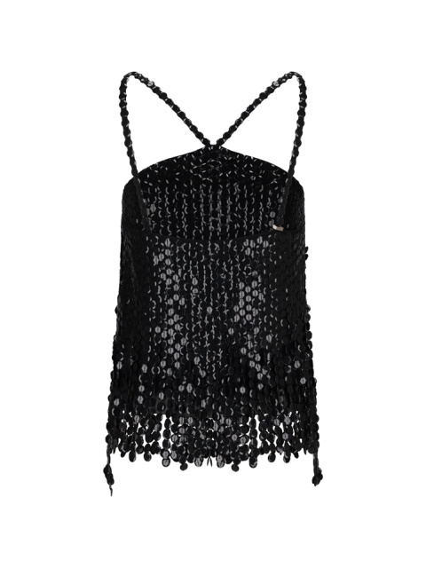 TOP HEXAGONAL EMBROIDERED