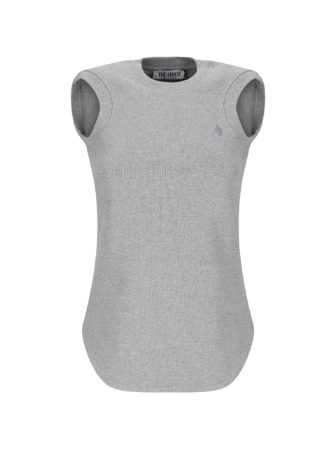 REESE TANK TOP MELANGE RIBBED JERSEY