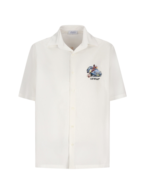 FRESCO ARROW POPL BOWLING SHI WHITE - MU
